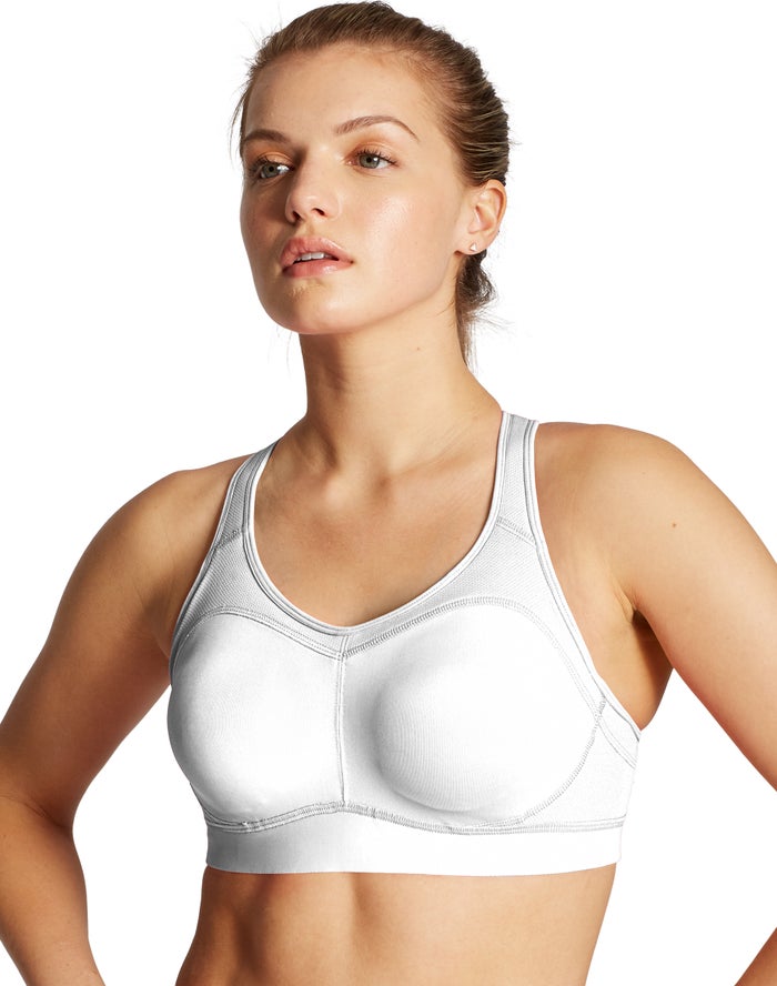 Champion The Distance Underwire 2.0 - Naisten Valkoinen Urheiluliivit - Suomi 6024795-UK